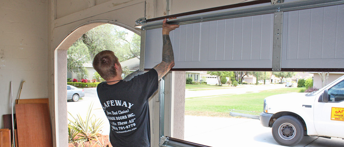 Process of garage door installation